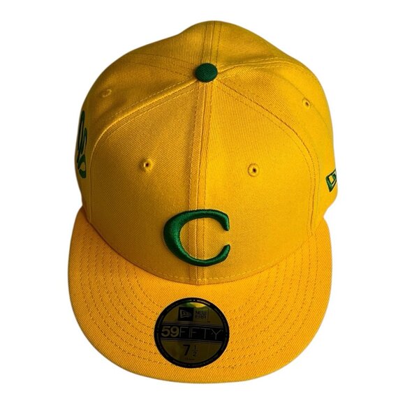 New Era x Anwar Carrots 59Fifty Stem Hat Yellow Fitted Size 7 1/2 Deadstock NWT - Picture 5 of 7